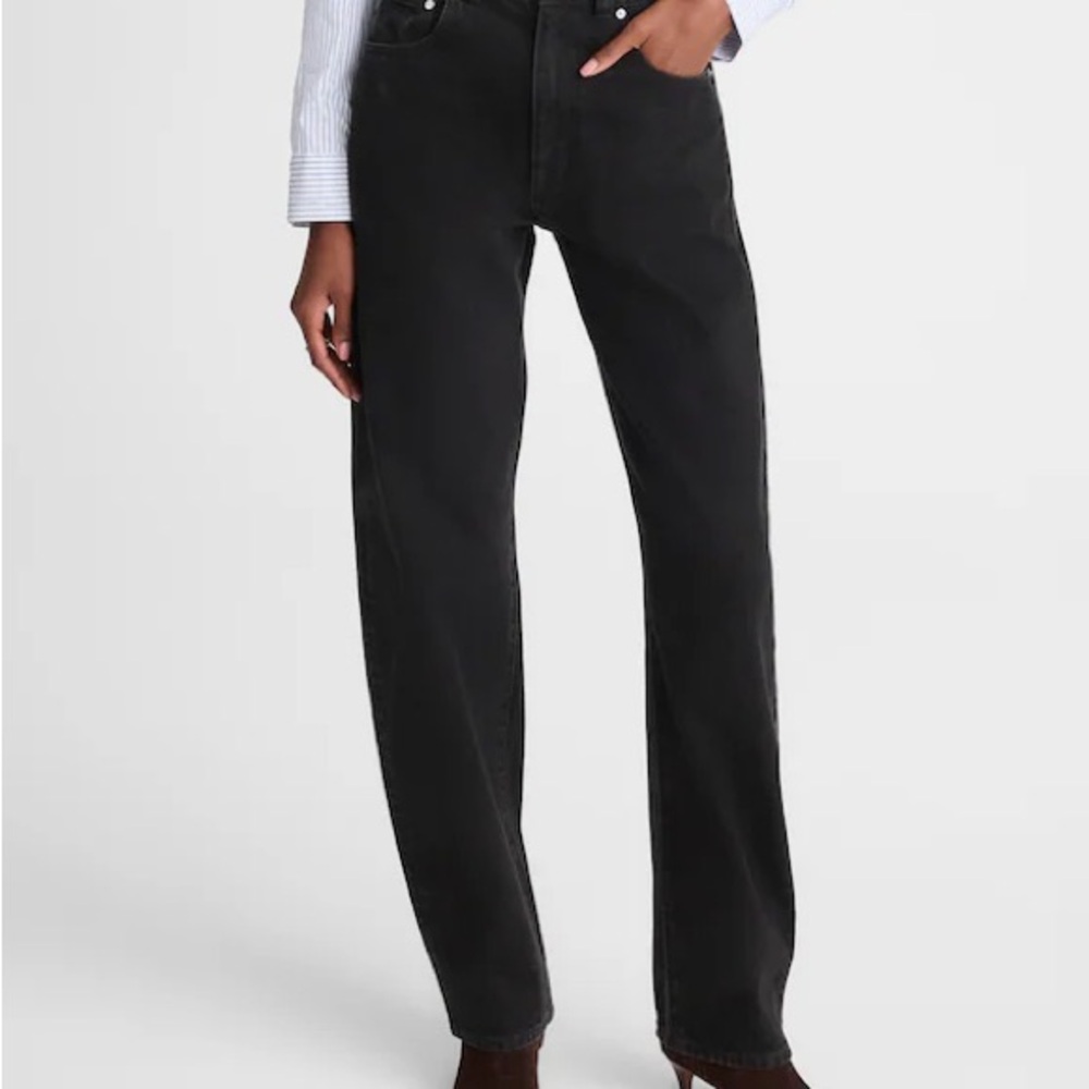Madewell Women's Black Straight Leg Jeans